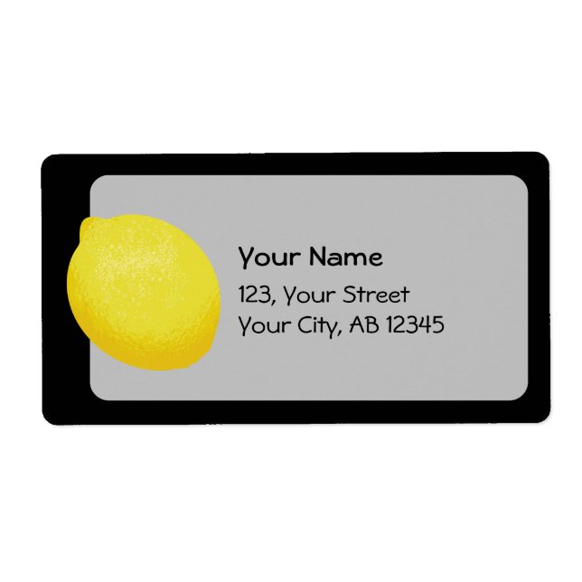 Etiqueta Lemon (Frente)