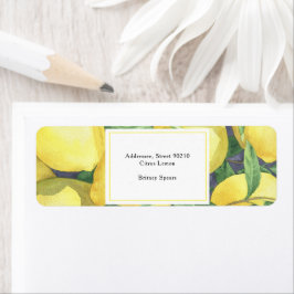 Etiqueta Lemon Citrus - despedida de soltera