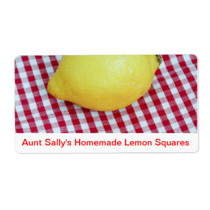 Etiqueta Lemon Picnic