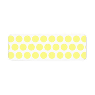 Etiqueta Lemon Sherbet Polka Dots