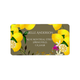 Etiqueta Lemon Squeeze