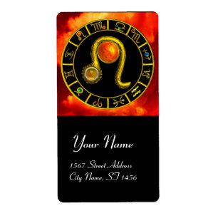 Etiqueta LEO ZODIAC BIRTHDAY JEWEL AMARILLO TOPAZ Gold