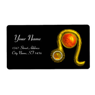 Etiqueta LEO ZODIAC BIRTHDAY JEWEL AMARILLO TOPAZ Gold