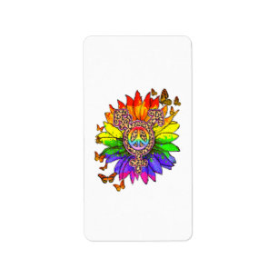 Etiqueta Leopard Pe Sign Mes del Orgullo LGBT