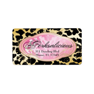 Etiqueta Leopardo Bodacious del boutique 311
