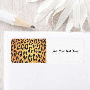 Etiqueta Leopardo Print, Leopard Spots, Brown Leopard