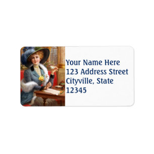 Etiqueta Letras De Caída Y Té