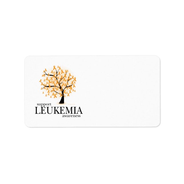 Etiqueta Leukemia Tree (Frente)