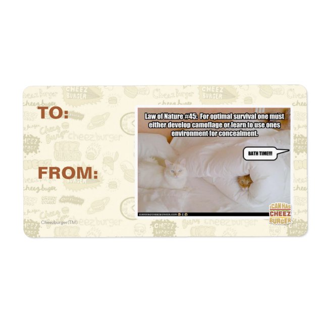 Etiqueta Ley de la Naturaleza Nº 45 (Frente)