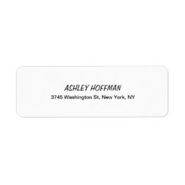 Etiqueta Leyenda manual clásica en blanco y negro