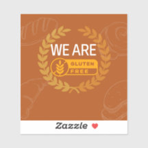 Etiqueta libre de gluten - Paquete de alimentos co