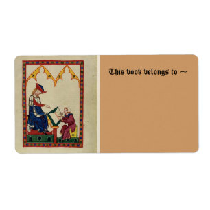 Etiqueta Librería medieval