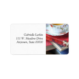 Etiqueta Libros de época con té