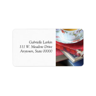 Etiqueta Libros de época con té