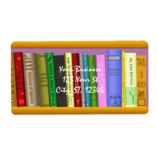 Etiqueta Libros en estantes Thunder_Cove