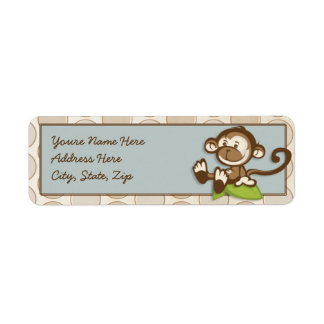 Etiqueta Lil Cute Monkey Address Labs