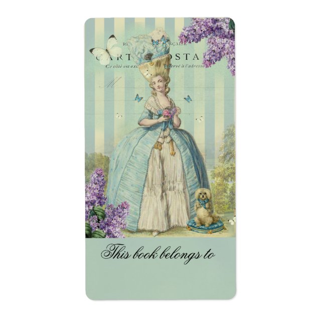 Etiqueta Lilas au printemps, libra (Frente)