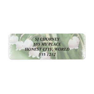 ETIQUETA LILIA ROMÁNTICA DEL VALLE