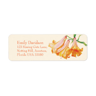 Etiqueta Lily bell fine art boda dirección de respuesta de 