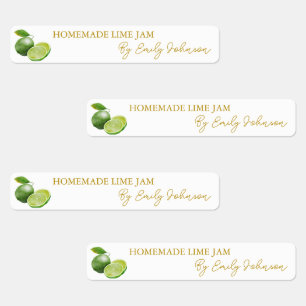 Etiqueta Lime Jam Thin casera