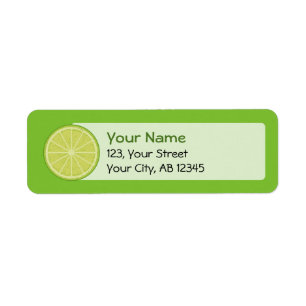 Etiqueta Lime Slice