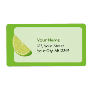 Etiqueta Lime Slice