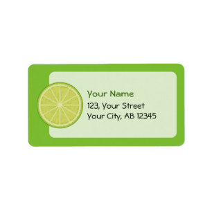 Etiqueta Lime Slice