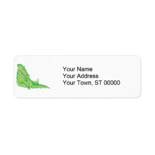 Etiqueta lindo lagarto dormido