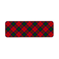 Lindsay tartan green platillo rojo