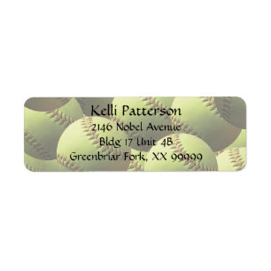 Etiqueta Línea amarilla Softball 4