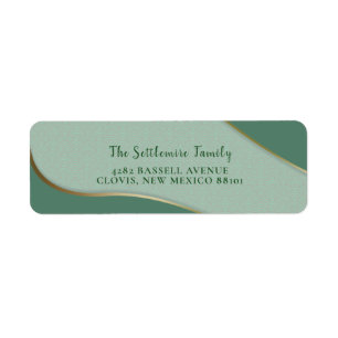 Etiqueta Línea de oro del patrón de la nube de Chinoiserie