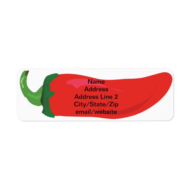 Etiqueta Línea Red Hot Pepper 5 (Frente)