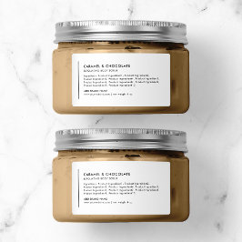 Etiqueta Línea vertical Añadir sus ingredientes modernos de