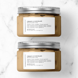 Etiqueta Línea vertical Añadir sus ingredientes modernos de