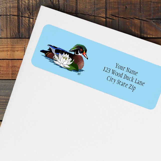 Etiqueta Lirio de agua de pato de madera (Subido por el creador)