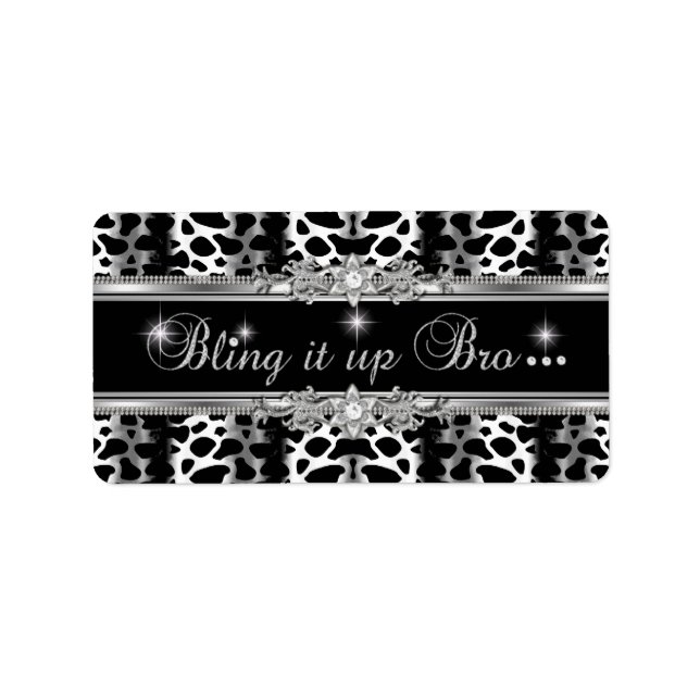 Etiqueta Lisa Bling Medium (Frente)