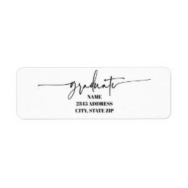 Etiqueta Lista de direcciones de devolución del presupuesto