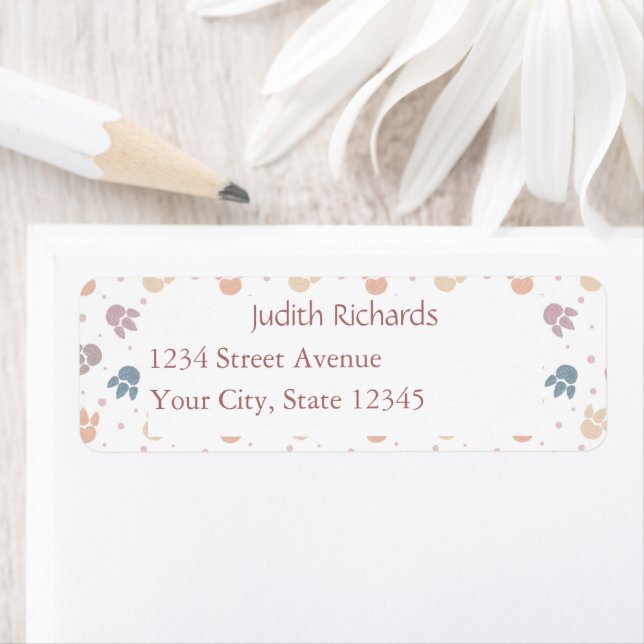 Etiqueta Little Dino Kid's Birthday Party (In situ)