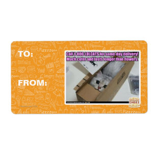 Etiqueta Llamar al 1-800-LOLCATS