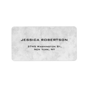 Etiqueta Llanura Minimalista gris elegante moderna moda