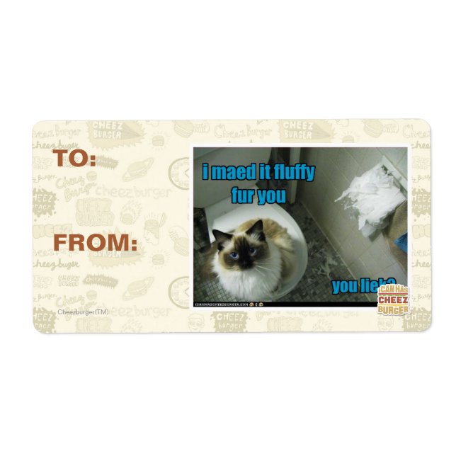 Etiqueta Lo hice a tientas pieles. (Frente)