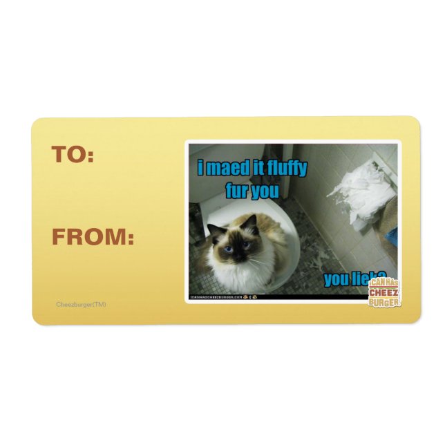 Etiqueta Lo hice a tientas pieles. (Frente)