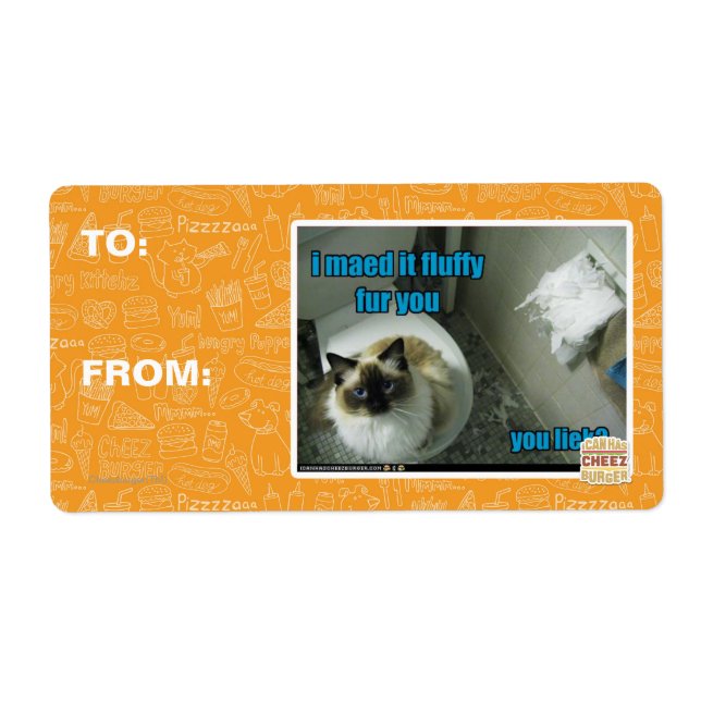 Etiqueta Lo hice a tientas pieles. (Frente)