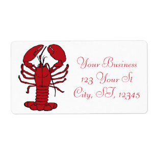 Etiqueta Lobster de Red Maine Thunder_Cove