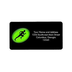 Etiqueta Logo de Glow Fitness Verde