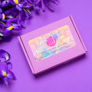 Etiqueta Logo de la tienda en línea del Holograma de la esc