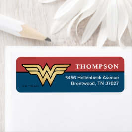 Etiqueta Logo de Wonder Woman