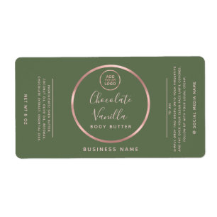 Etiqueta Logo del marco de oro del círculo de la tipografía