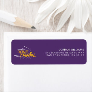 Etiqueta Logo del Tren de Dane de la UAlbany