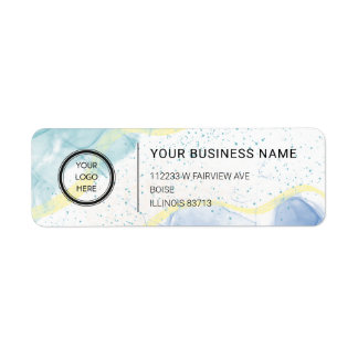 Etiqueta Logo Professional Business Return Address Label